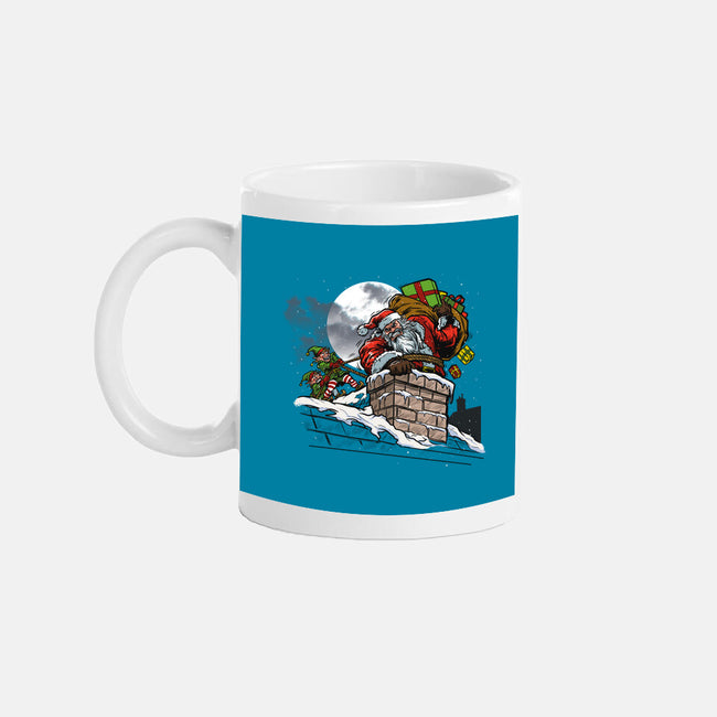 Stuck Santa-None-Mug-Drinkware-AndreusD