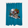 Stuck Santa-None-Polyester-Shower Curtain-AndreusD