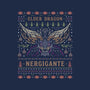 Nergigante Ugly Sweater-None-Polyester-Shower Curtain-LAGELANTEE