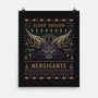 Nergigante Ugly Sweater-None-Matte-Poster-LAGELANTEE