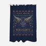 Nergigante Ugly Sweater-None-Polyester-Shower Curtain-LAGELANTEE