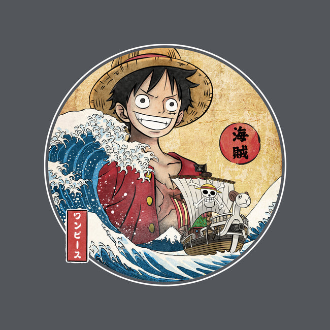 The Great Pirate Off Kanagawa-Unisex-Pullover-Sweatshirt-DrMonekers