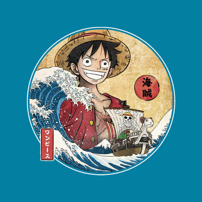 The Great Pirate Off Kanagawa-Unisex-Basic-Tee-DrMonekers