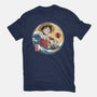 The Great Pirate Off Kanagawa-Unisex-Basic-Tee-DrMonekers