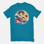 The Great Pirate Off Kanagawa-Unisex-Basic-Tee-DrMonekers