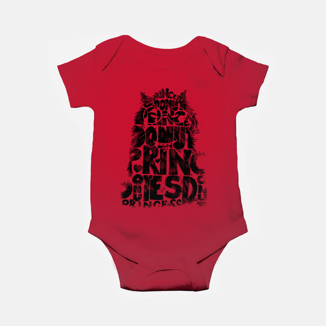 Princess Of Letters-Baby-Basic-Onesie-imisko