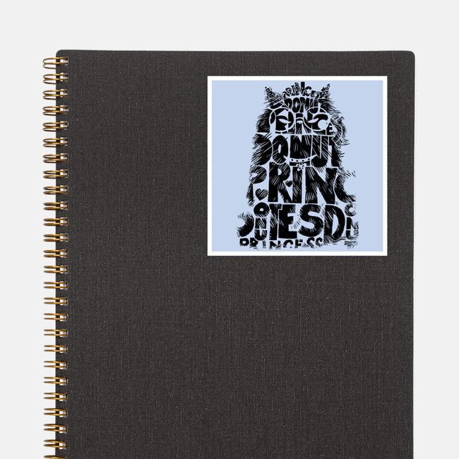 Princess Of Letters-None-Glossy-Sticker-imisko