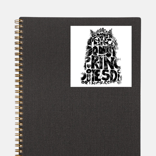 Princess Of Letters-None-Glossy-Sticker-imisko