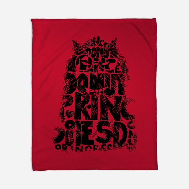 Princess Of Letters-None-Fleece-Blanket-imisko