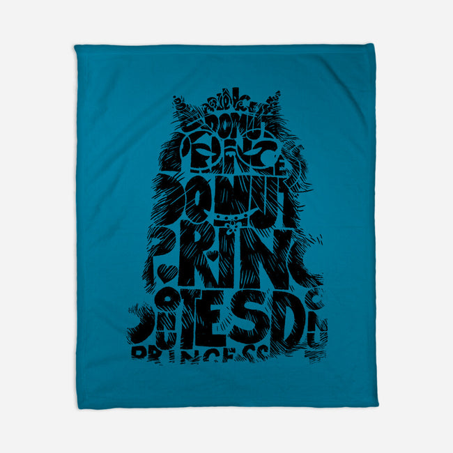 Princess Of Letters-None-Fleece-Blanket-imisko