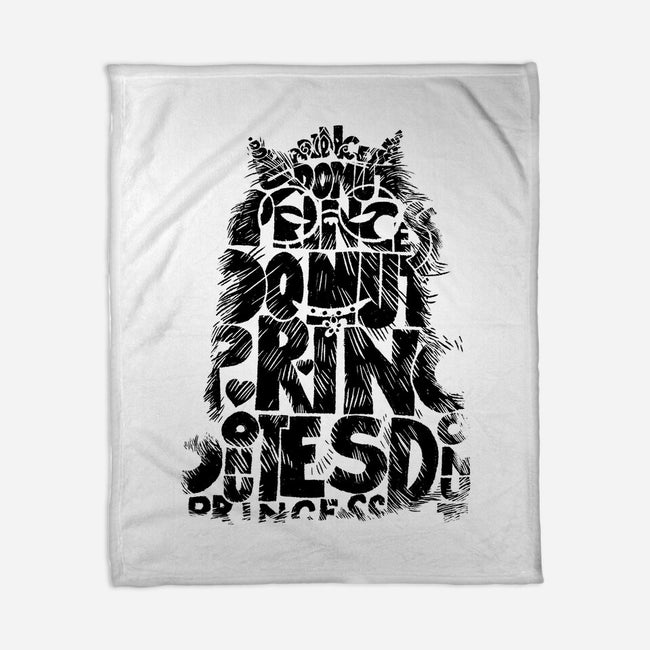 Princess Of Letters-None-Fleece-Blanket-imisko