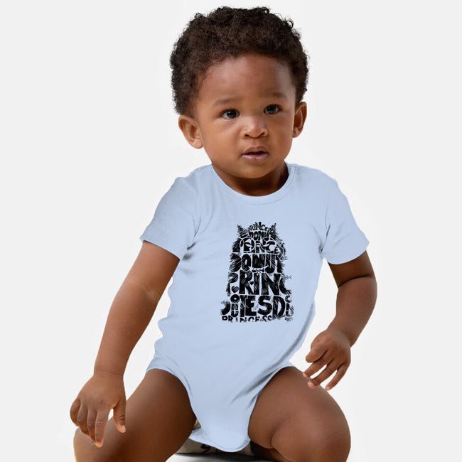 Princess Of Letters-Baby-Basic-Onesie-imisko