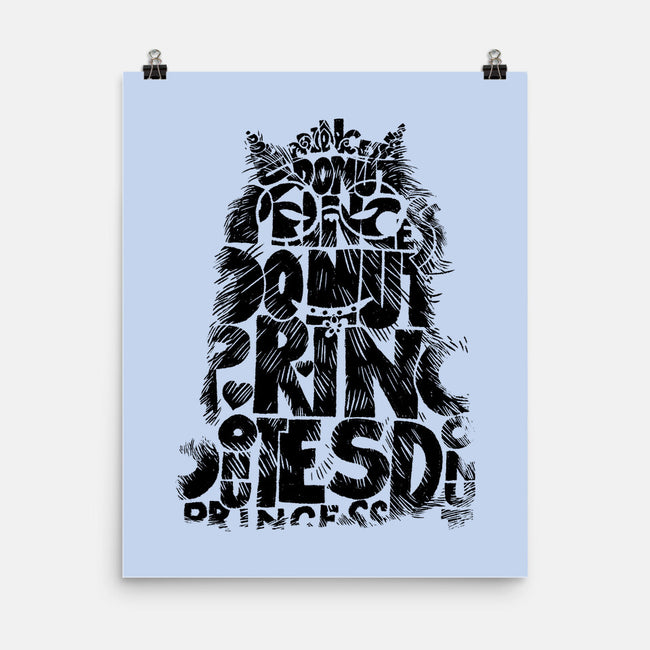Princess Of Letters-None-Matte-Poster-imisko