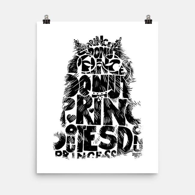 Princess Of Letters-None-Matte-Poster-imisko
