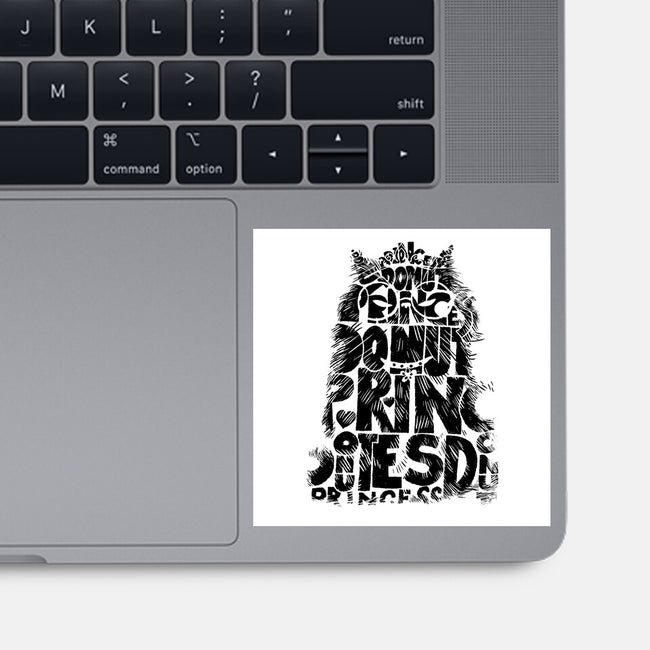 Princess Of Letters-None-Glossy-Sticker-imisko