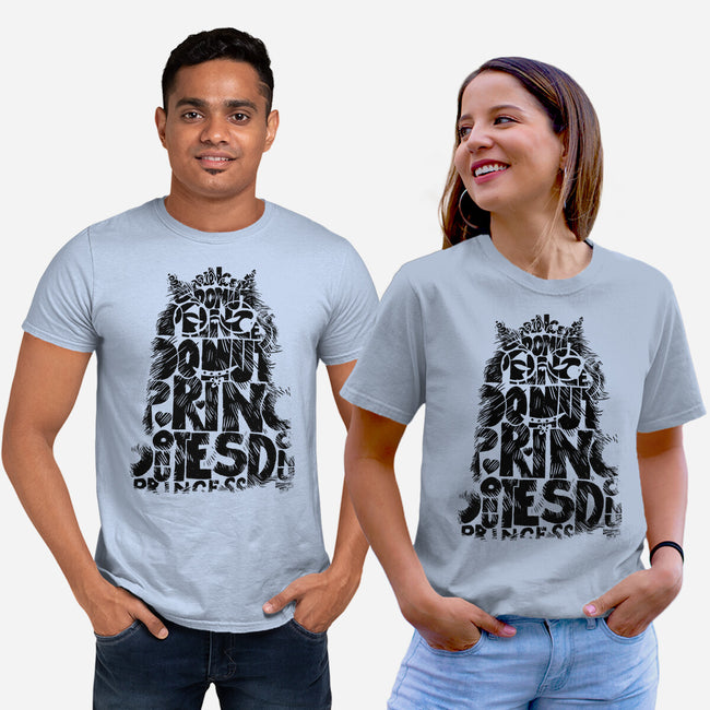 Princess Of Letters-Unisex-Basic-Tee-imisko