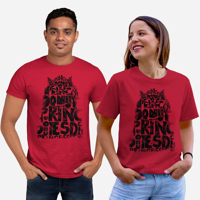 Princess Of Letters-Unisex-Basic-Tee-imisko