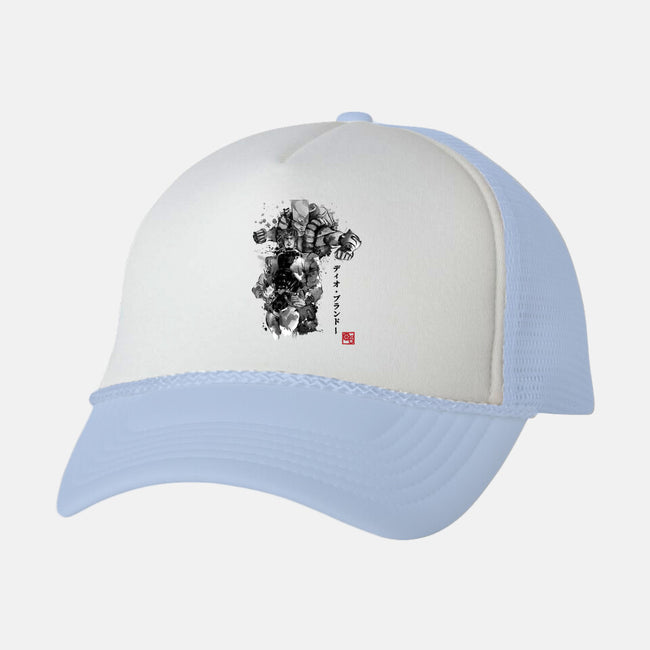 Za Warudo Sumi-e-unisex trucker hat-DrMonekers
