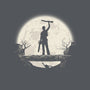 Boom Moon-Unisex-Basic-Tee-rocketman_art