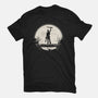Boom Moon-Unisex-Basic-Tee-rocketman_art