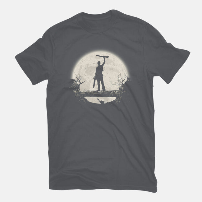 Boom Moon-Unisex-Basic-Tee-rocketman_art