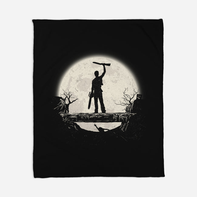 Boom Moon-None-Fleece-Blanket-rocketman_art