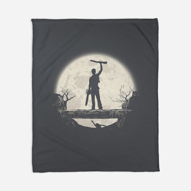 Boom Moon-None-Fleece-Blanket-rocketman_art