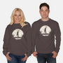 Boom Moon-Unisex-Crew Neck-Sweatshirt-rocketman_art