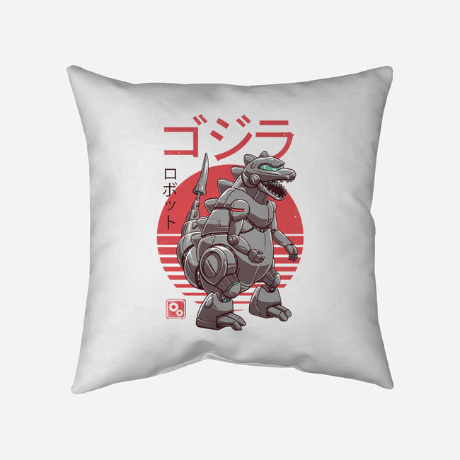 Zilla Bot-none non-removable cover w insert throw pillow-vp021