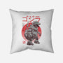 Zilla Bot-none non-removable cover w insert throw pillow-vp021