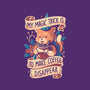 Magic Trick Cat-None-Fleece-Blanket-eduely