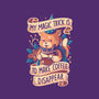 Magic Trick Cat-Womens-Fitted-Tee-eduely