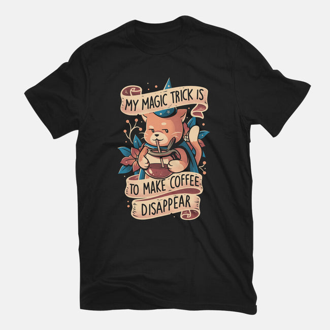 Magic Trick Cat-Unisex-Basic-Tee-eduely