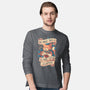 Magic Trick Cat-Mens-Long Sleeved-Tee-eduely