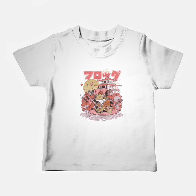 Frog The Fisher-Baby-Basic-Tee-eduely