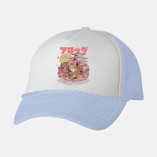 Frog The Fisher-Unisex-Trucker-Hat-eduely
