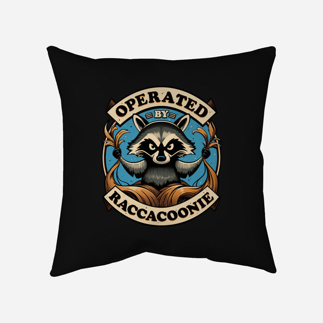 Raccoon Supremacy-None-Removable Cover w Insert-Throw Pillow-Snouleaf