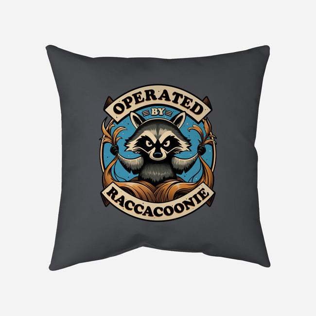 Raccoon Supremacy-None-Removable Cover w Insert-Throw Pillow-Snouleaf