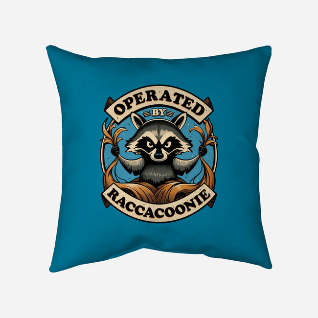 Raccoon Supremacy-None-Removable Cover-Throw Pillow-Snouleaf