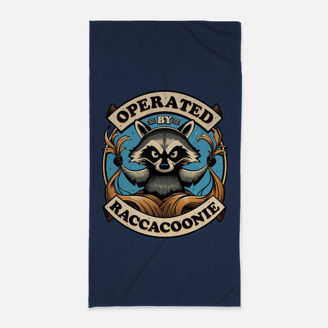 Raccoon Supremacy-None-Beach-Towel-Snouleaf