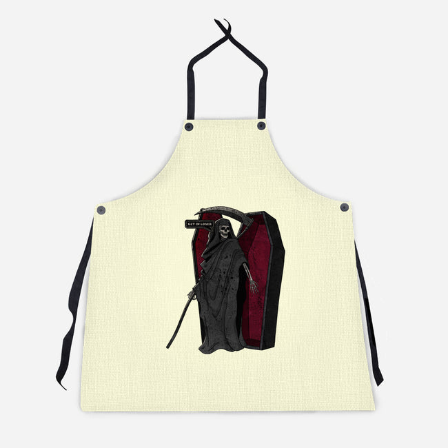 Death Beckons You To Get In-Unisex-Kitchen-Apron-fanfreak1