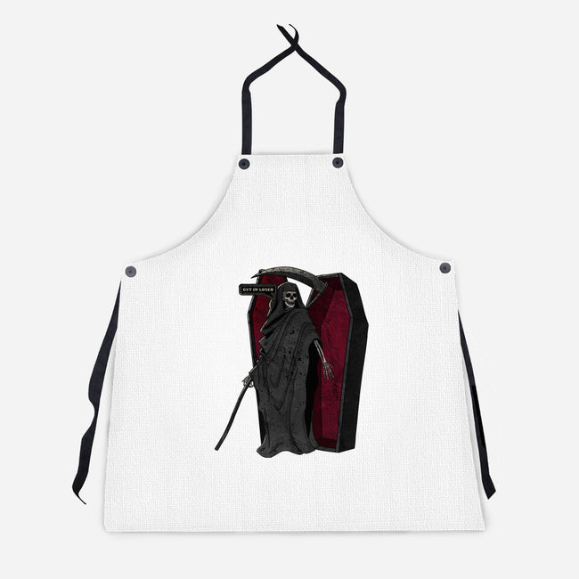 Death Beckons You To Get In-Unisex-Kitchen-Apron-fanfreak1