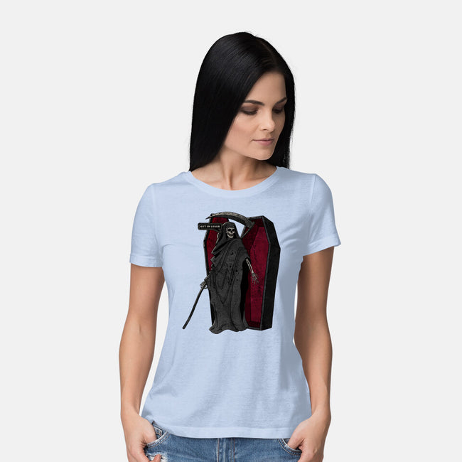 Death Beckons You To Get In-Womens-Basic-Tee-fanfreak1