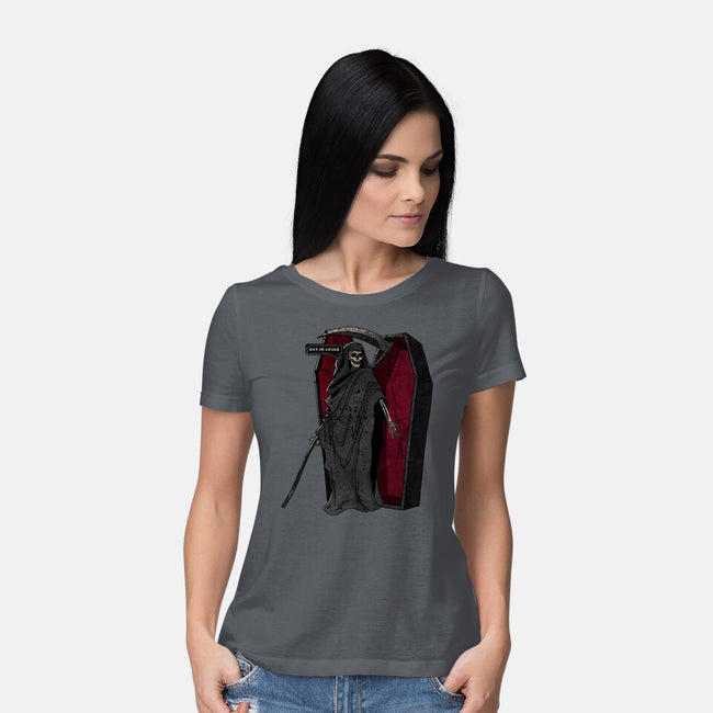 Death Beckons You To Get In-Womens-Basic-Tee-fanfreak1