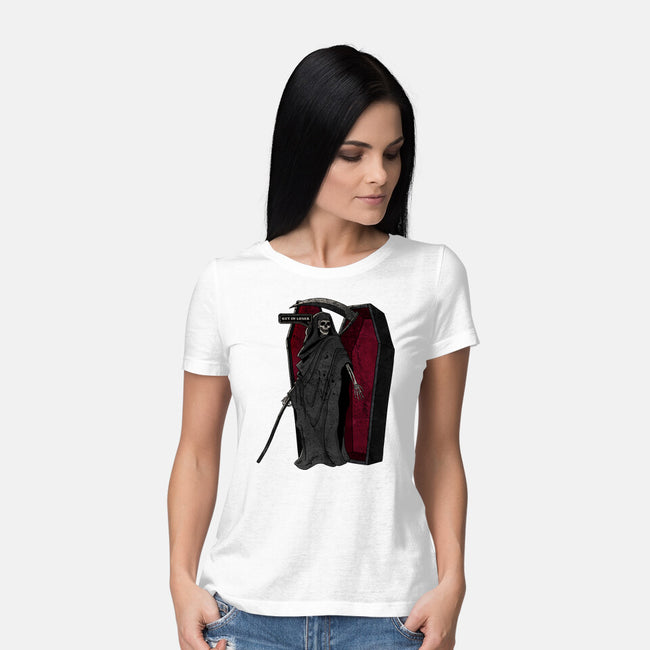 Death Beckons You To Get In-Womens-Basic-Tee-fanfreak1