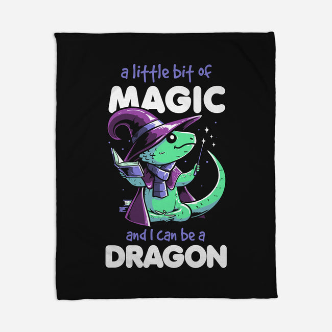 I Can Be A Dragon-None-Fleece-Blanket-koalastudio