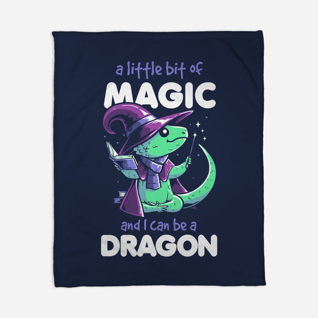 I Can Be A Dragon-None-Fleece-Blanket-koalastudio