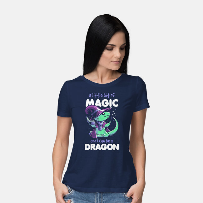 I Can Be A Dragon-Womens-Basic-Tee-koalastudio