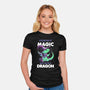 I Can Be A Dragon-Womens-Fitted-Tee-koalastudio