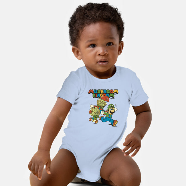 Fungi Explosion Runaway-Baby-Basic-Onesie-tobefonseca